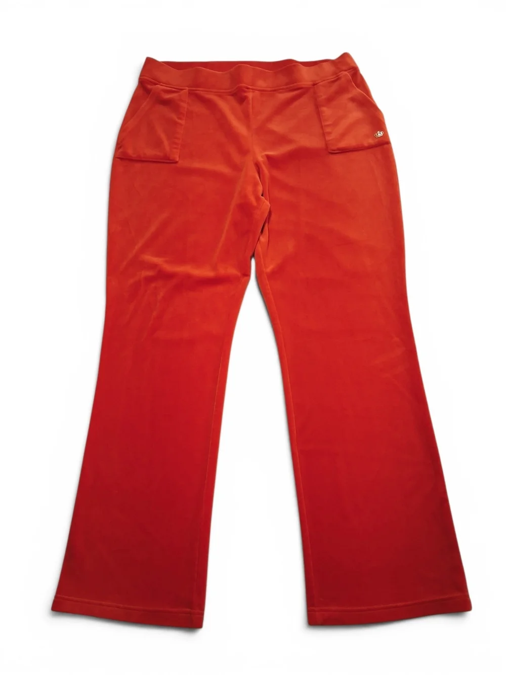 Juicy Couture  Red Y2K Velour Track Pants Womens Size XXL 90s Vibes